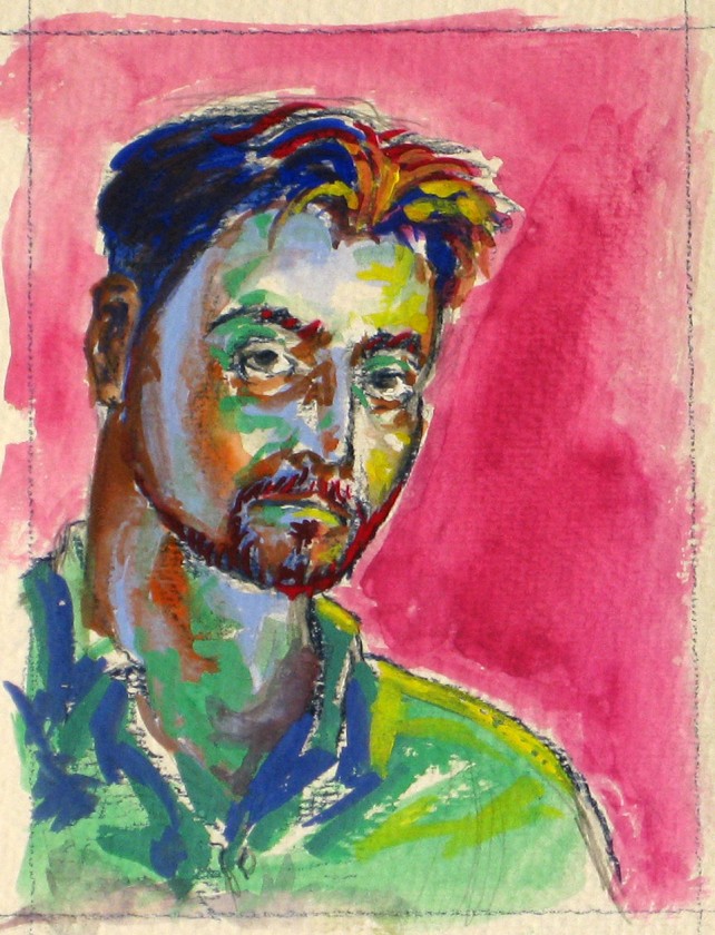 Gouache - Self Portrait